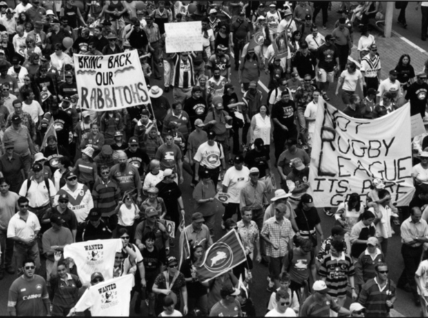 South Sydney Rugby League Protest 2000